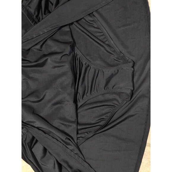 Aquabelle Women's Swim Skirt Plus Size 26 Black Swimsuits For All Skirt Bottom - Picture 4 of 7